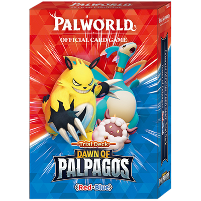 Palworld OCG Dawn of Palpagos Trial Deck Red & Blue (Releases 7/30, LIMIT 1PP)