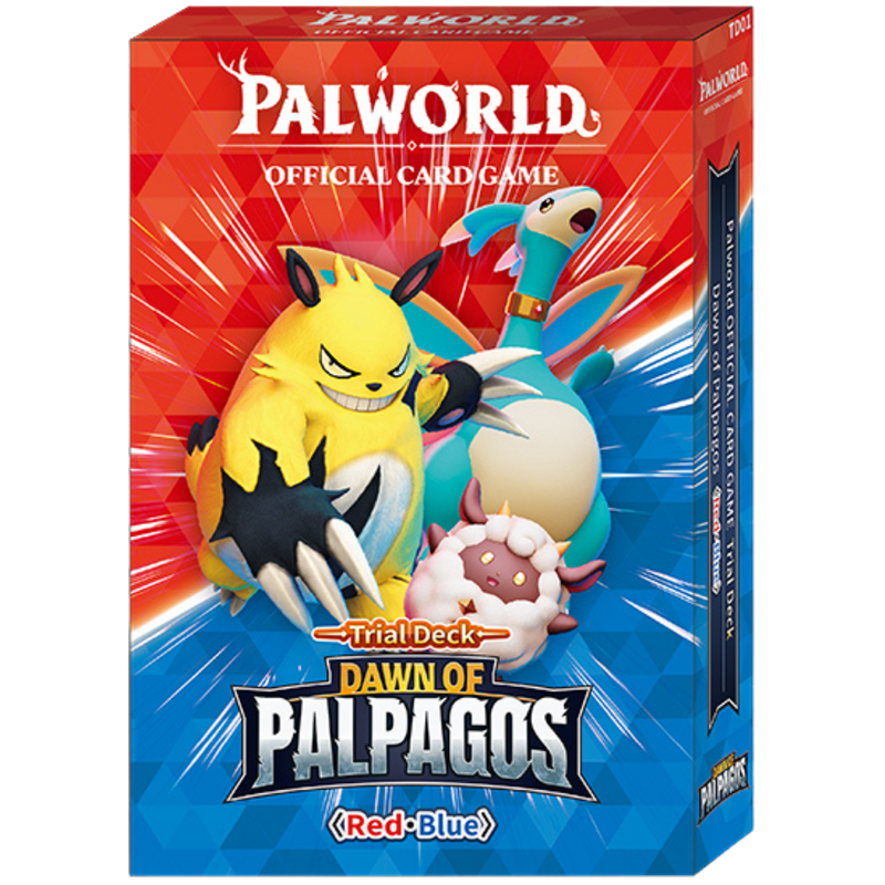 Palworld OCG Dawn of Palpagos Trial Deck Red & Blue (Releases 7/30, LIMIT 1PP)
