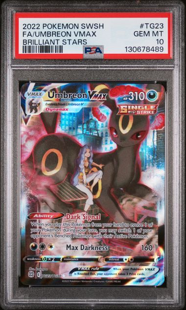 Umbreon VMAX tg23/tg30 - Brilliant Stars PSA 10