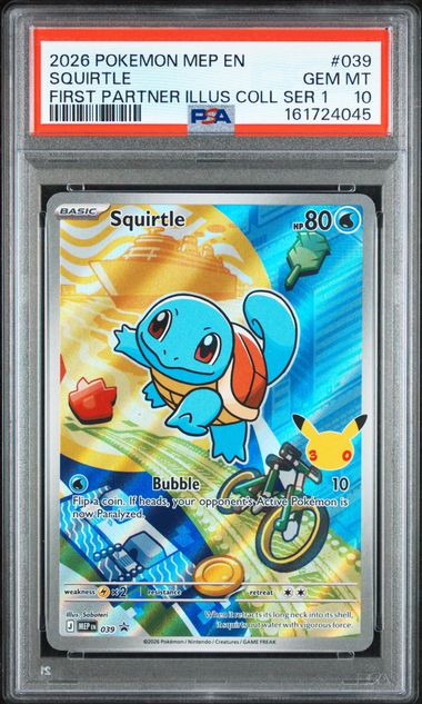 Squirtle 39/ - Promo (MEP) PSA 10
