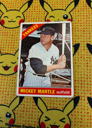 Mickey Mantle #50 - 1966 Topps Baseball PR