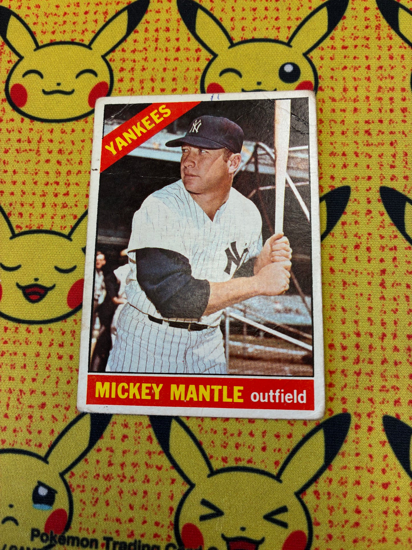Mickey Mantle #50 - 1966 Topps Baseball PR