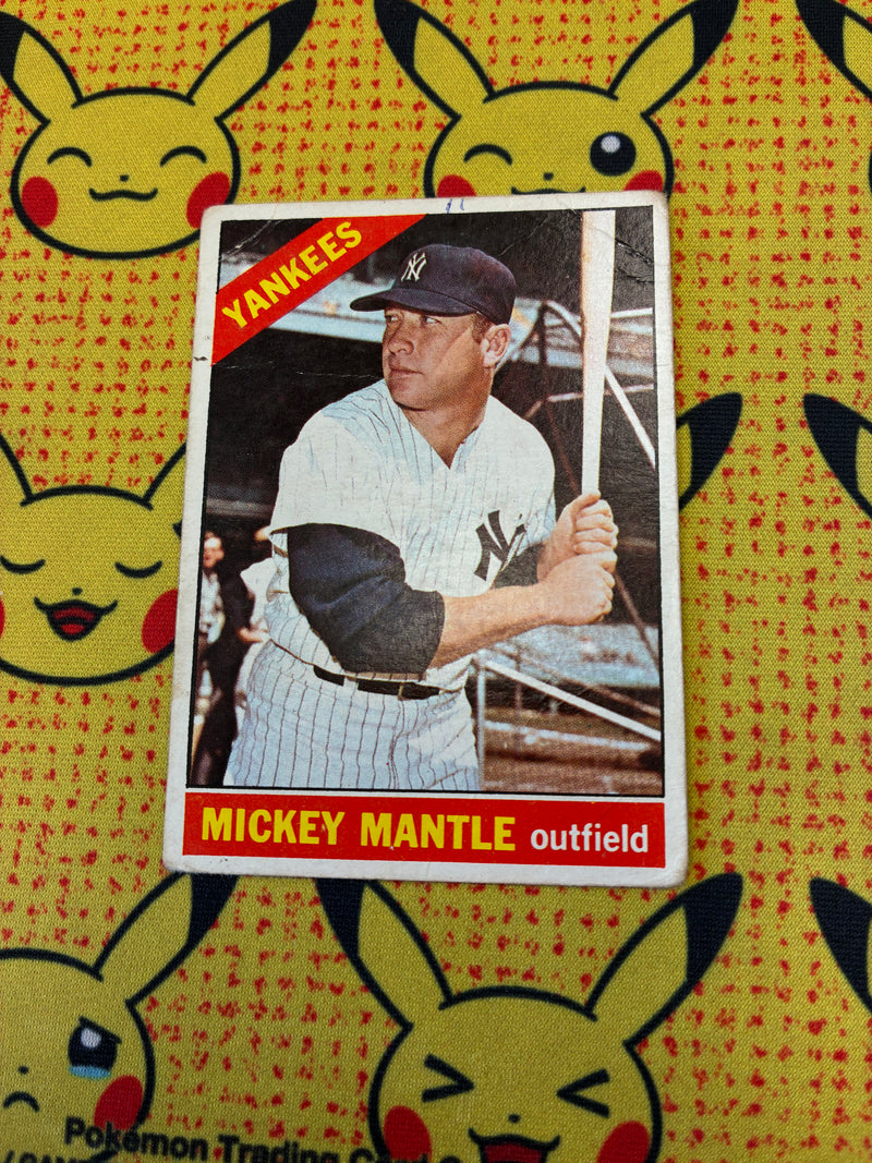 Mickey Mantle #50 - 1966 Topps Baseball PR