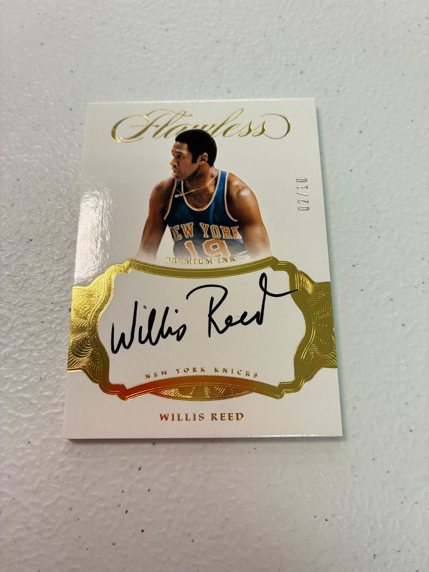 Willis Reed Gold /10 AUTO 2016-17 Flawless NM