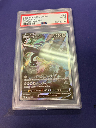 Lugia V 186/195 - Silver Tempest (SIT) PSA 9