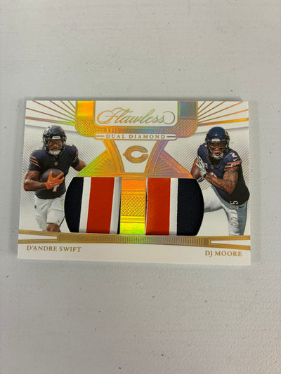 D'Andre Swift / DJ Moore Dual Diamond /25 2024 Flawless NM