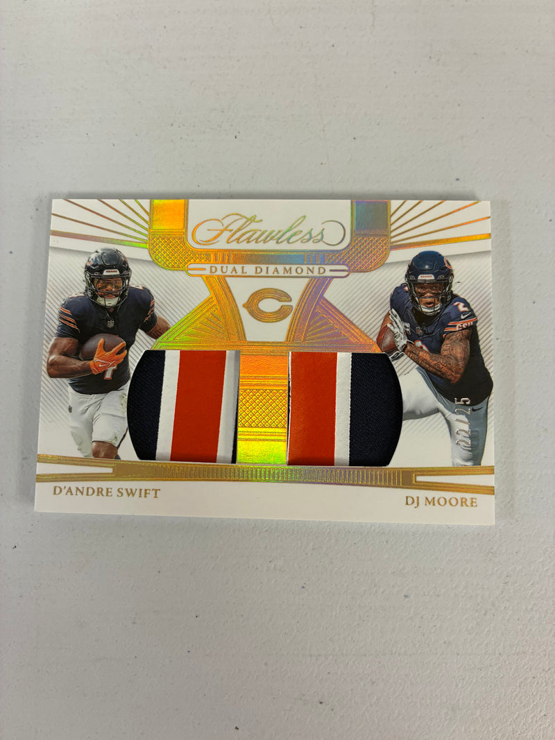 D'Andre Swift / DJ Moore Dual Diamond /25 2024 Flawless NM