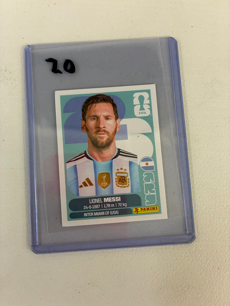 Lionel Messi 2026 World Cup Sticker EX