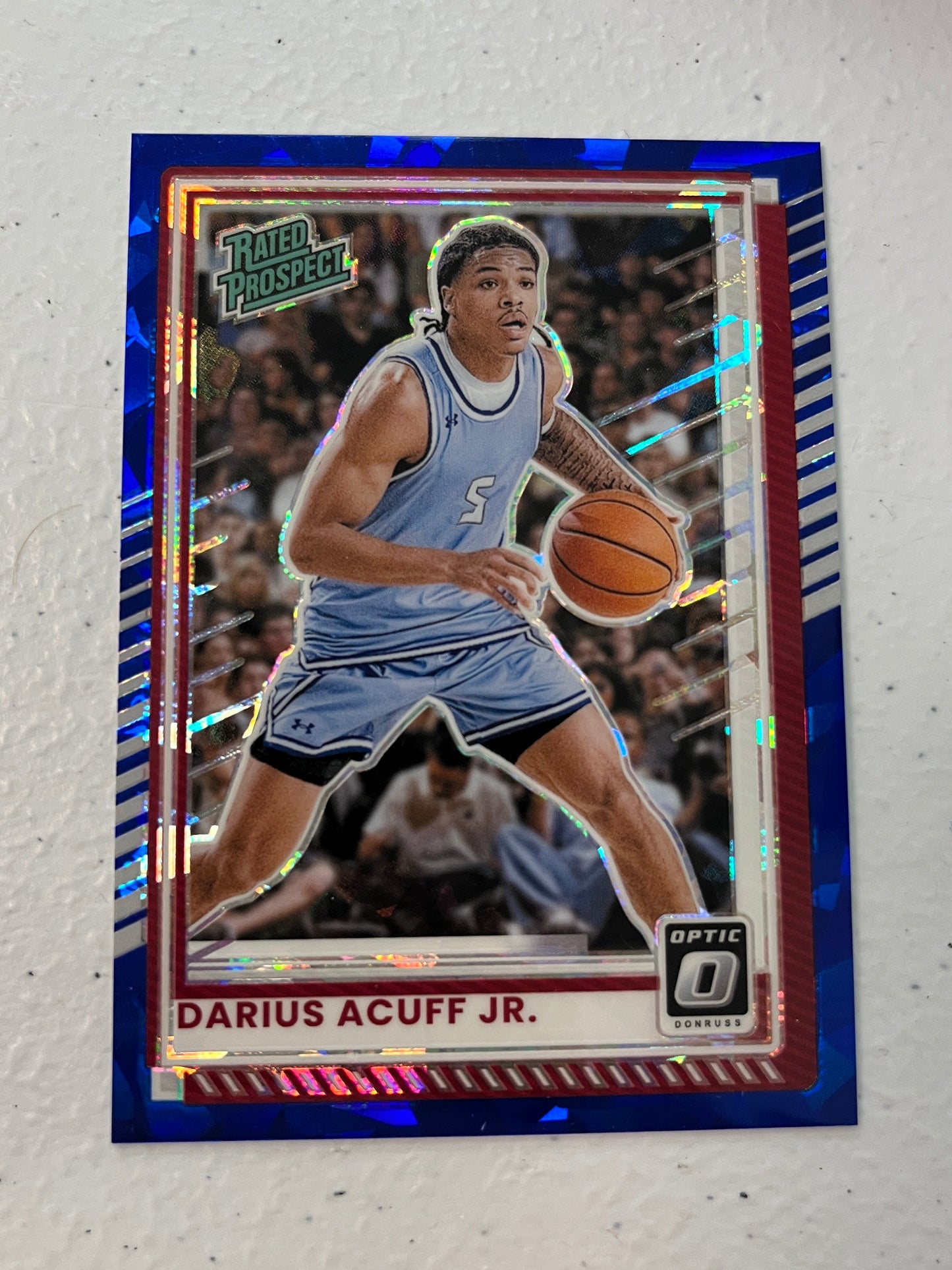 Darius Acuff Jr. [Blue Cracked Ice Optic] #63 - 2025 Panini Donruss Basketball NM