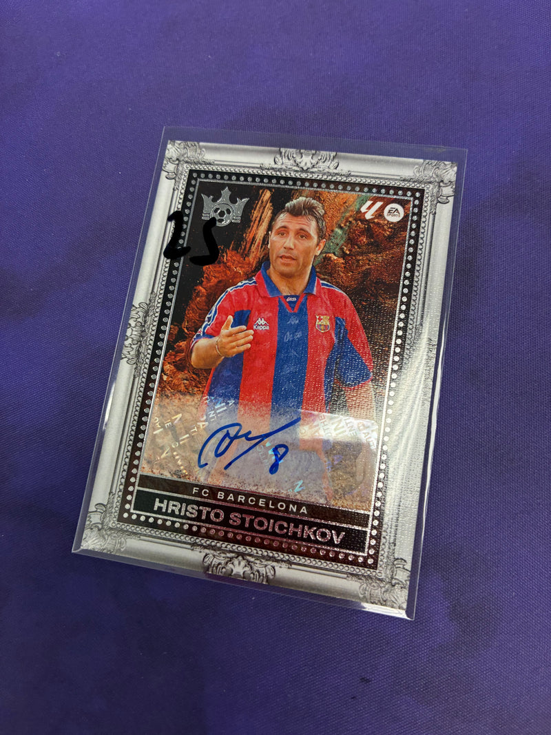 Hristo Stoichkov Pitch Kings Auto NM