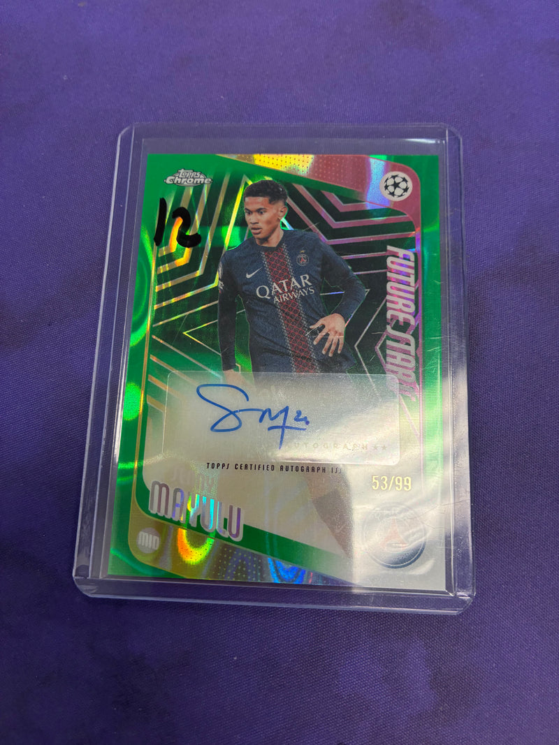 Mayulu Green Refractor AUTO /99 2026 Topps NM