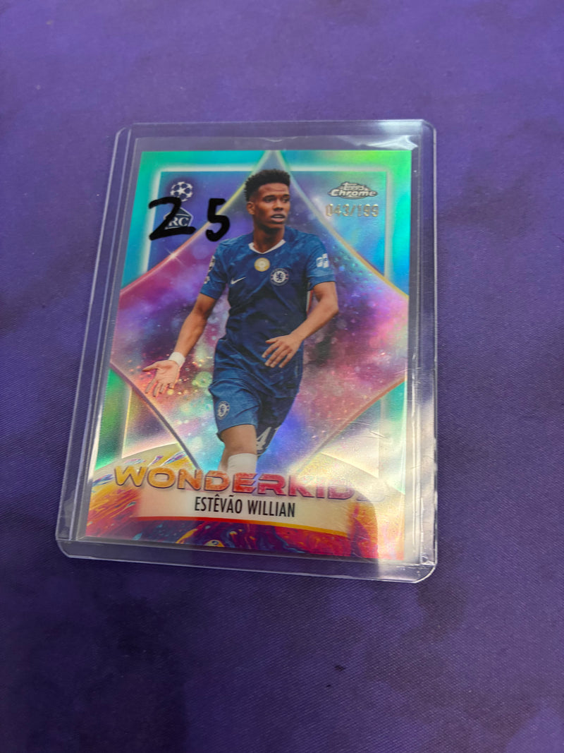 Estevao Willian Wonderkids /199 RC 2026 Topps NM