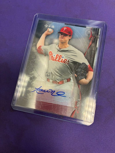 Aaron Nola #ANO - 2014 Bowman Sterling Prospect Autograph Baseball