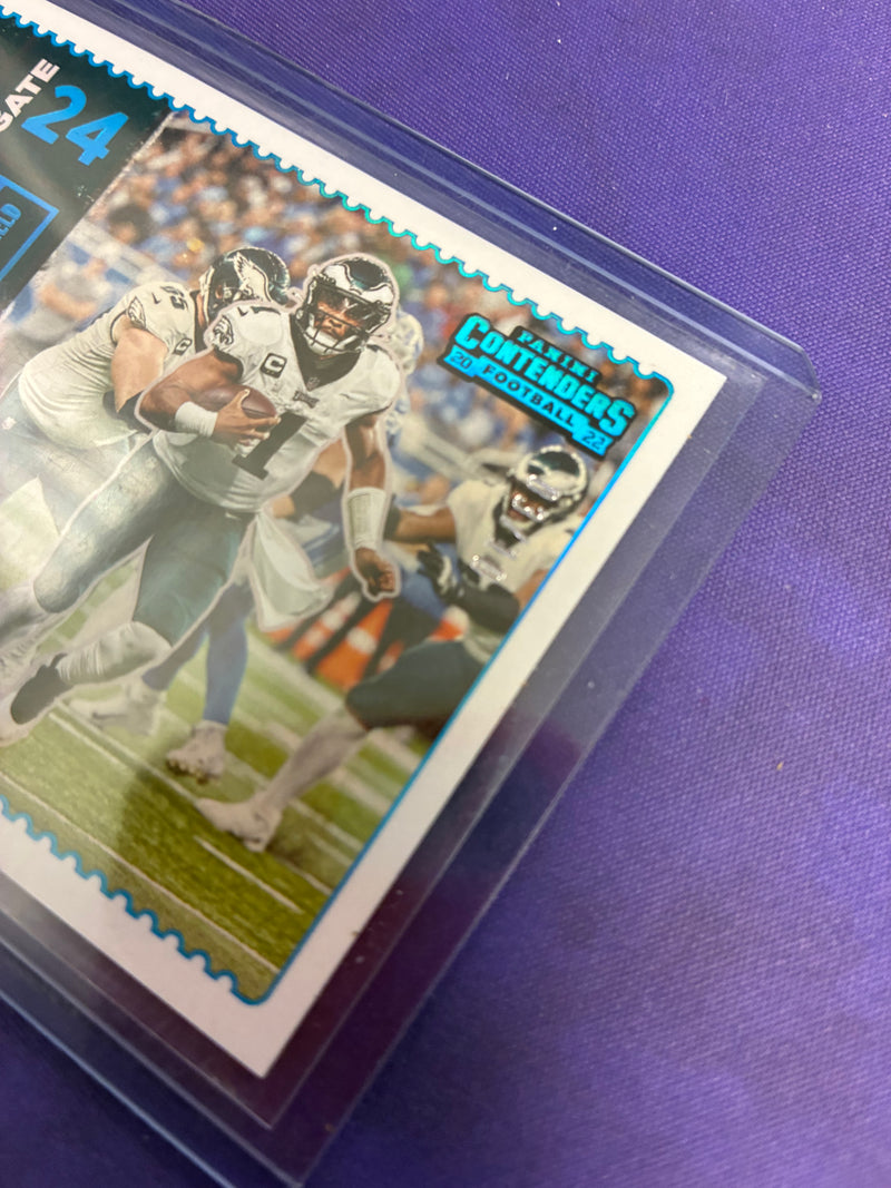 Jalen Hurts [Platinum] #GDT-JHU - 2022 Panini Contenders Game Day Ticket Football NM
