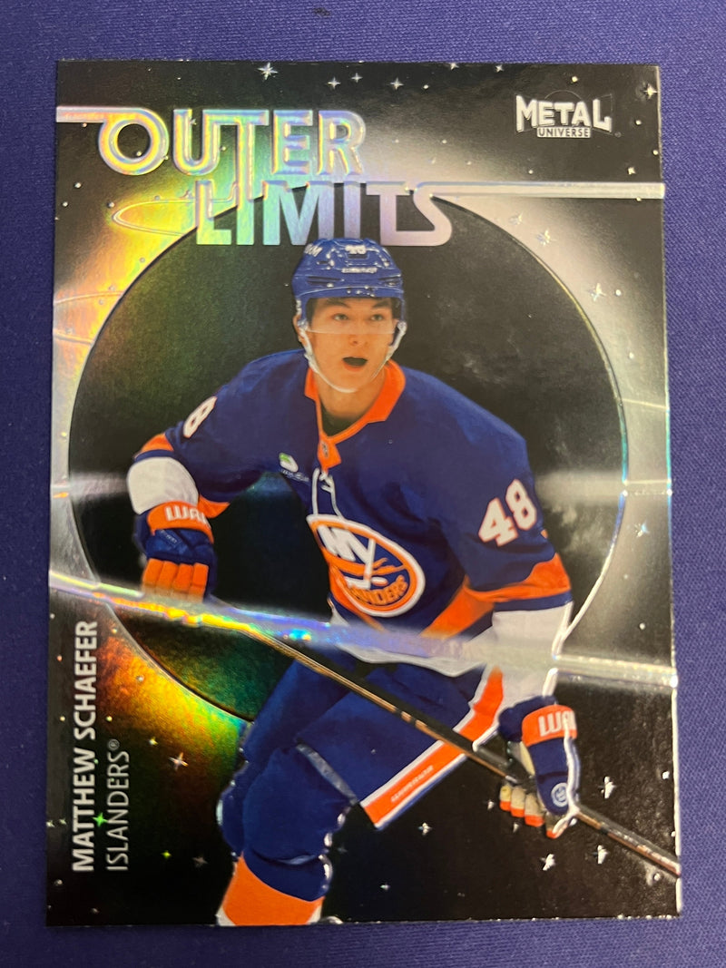 Matthew Schaefer Outer Limits OL-36 2025-26 UD SkyBox Metal Universe NM