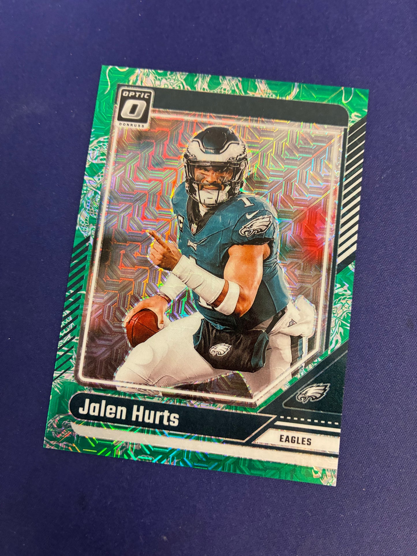 Jalen Hurts Green Dragon Scale /24 2024 Optic NM