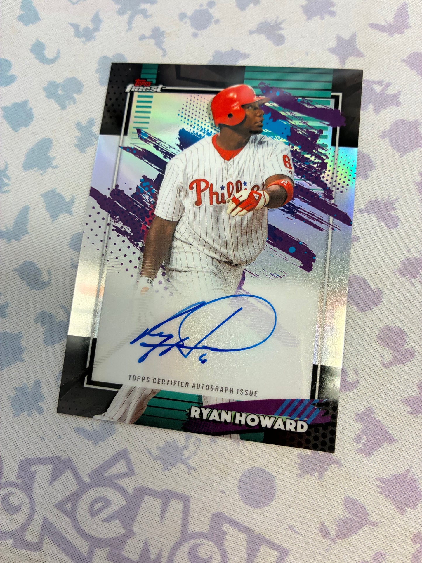 Ryan Howard On-Card AUTO Topps Finest 2026 NM