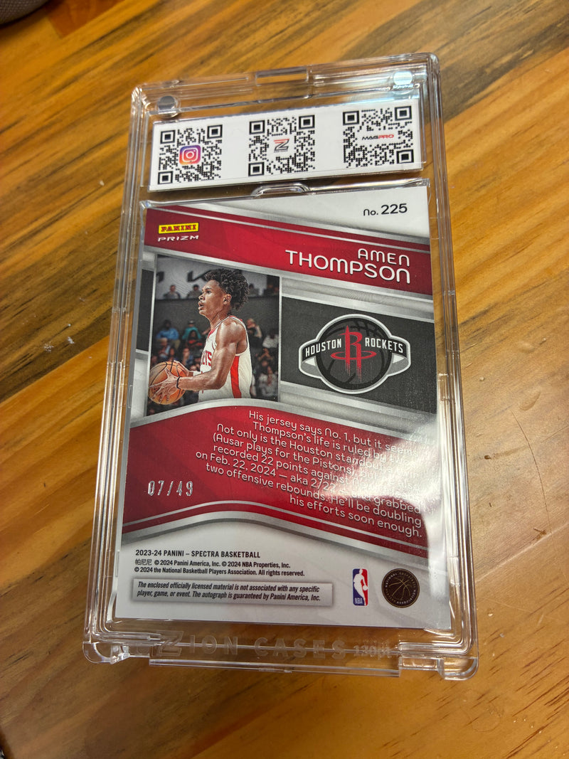 Amen Thompson RPA /49 2023-24 Spectra NM