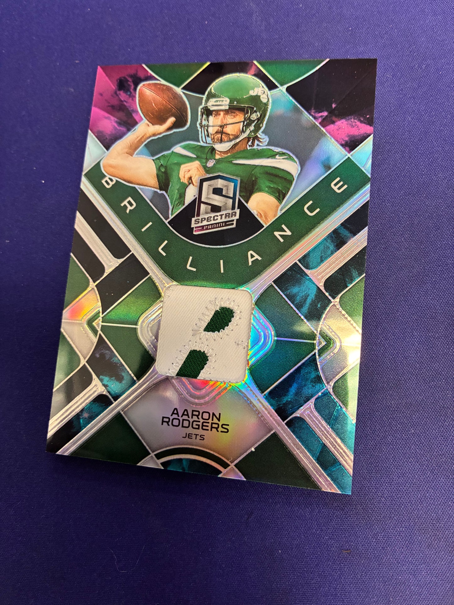Aaron Rodgers Brilliance Nebula Patch /2 2023 Spectra NM