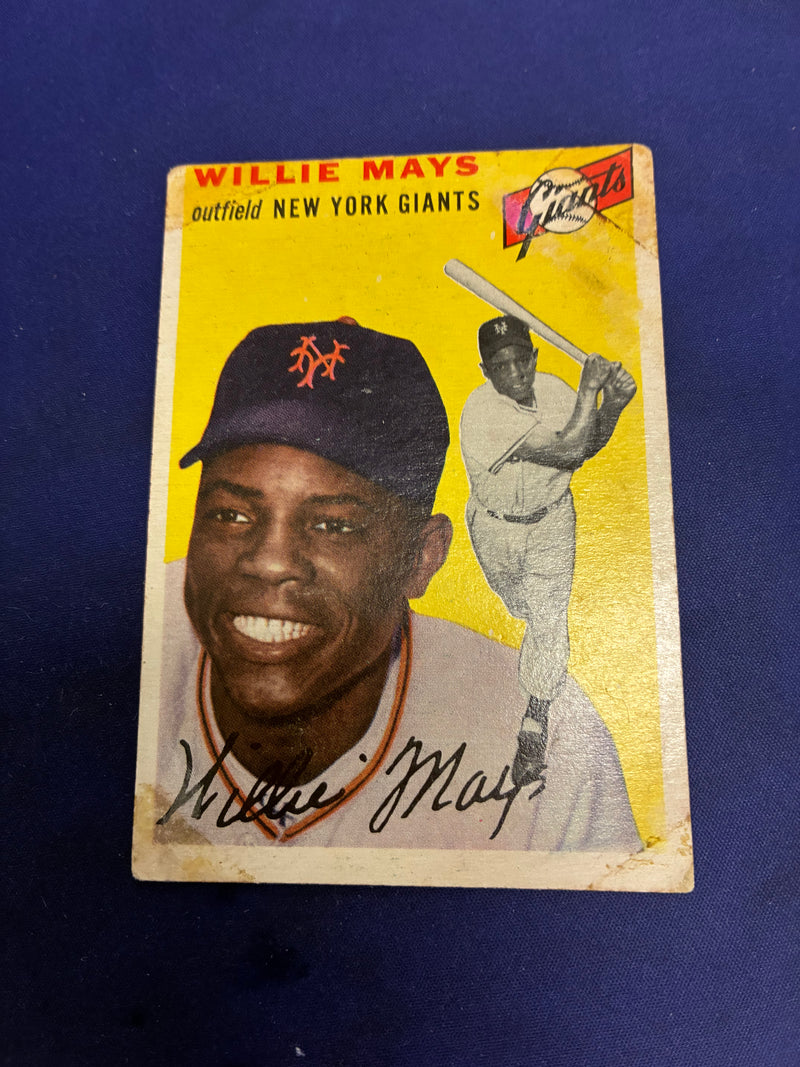 Willie Mays #90 - 1954 Topps Baseball PR