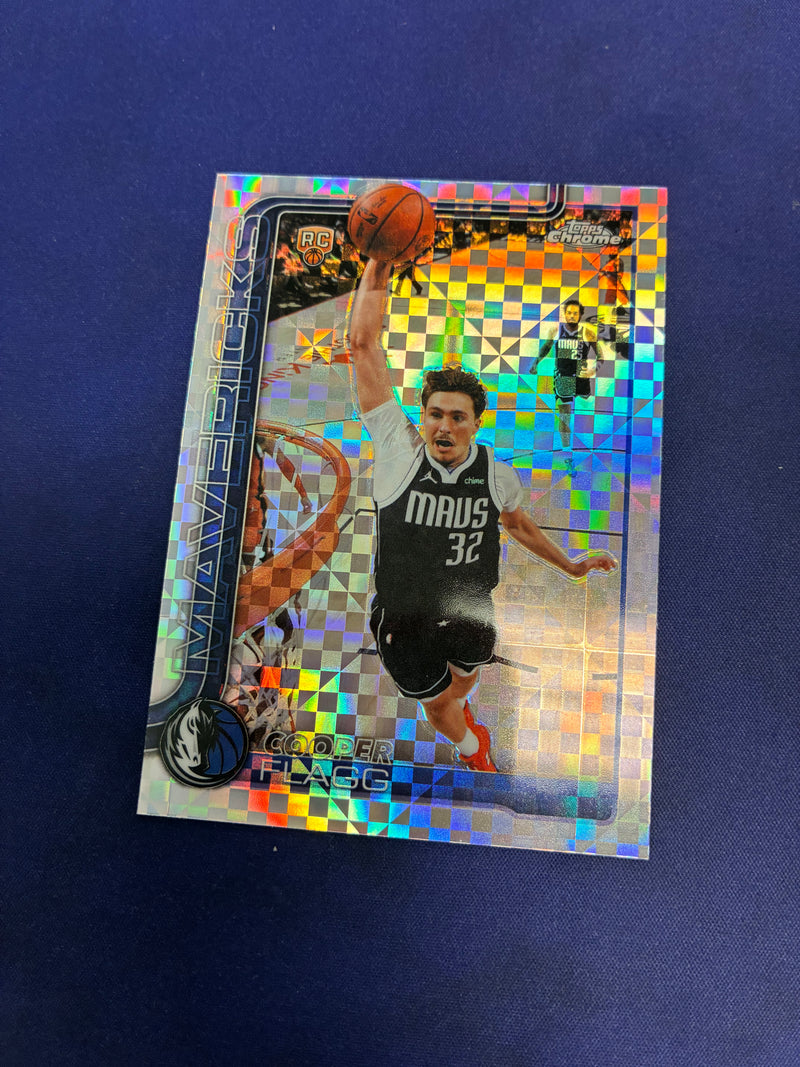 Cooper Flagg 2025-26 Topps Chrome Update X-Fractor NM