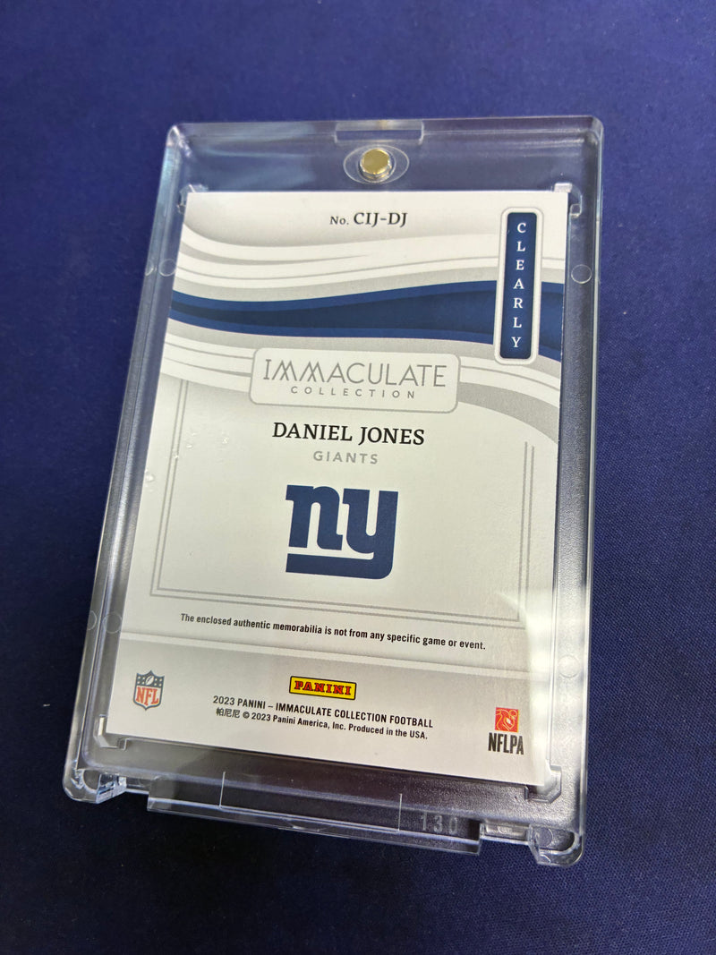 Daniel Jones 1/1 Clearly Patch 2023 Immaculate NM