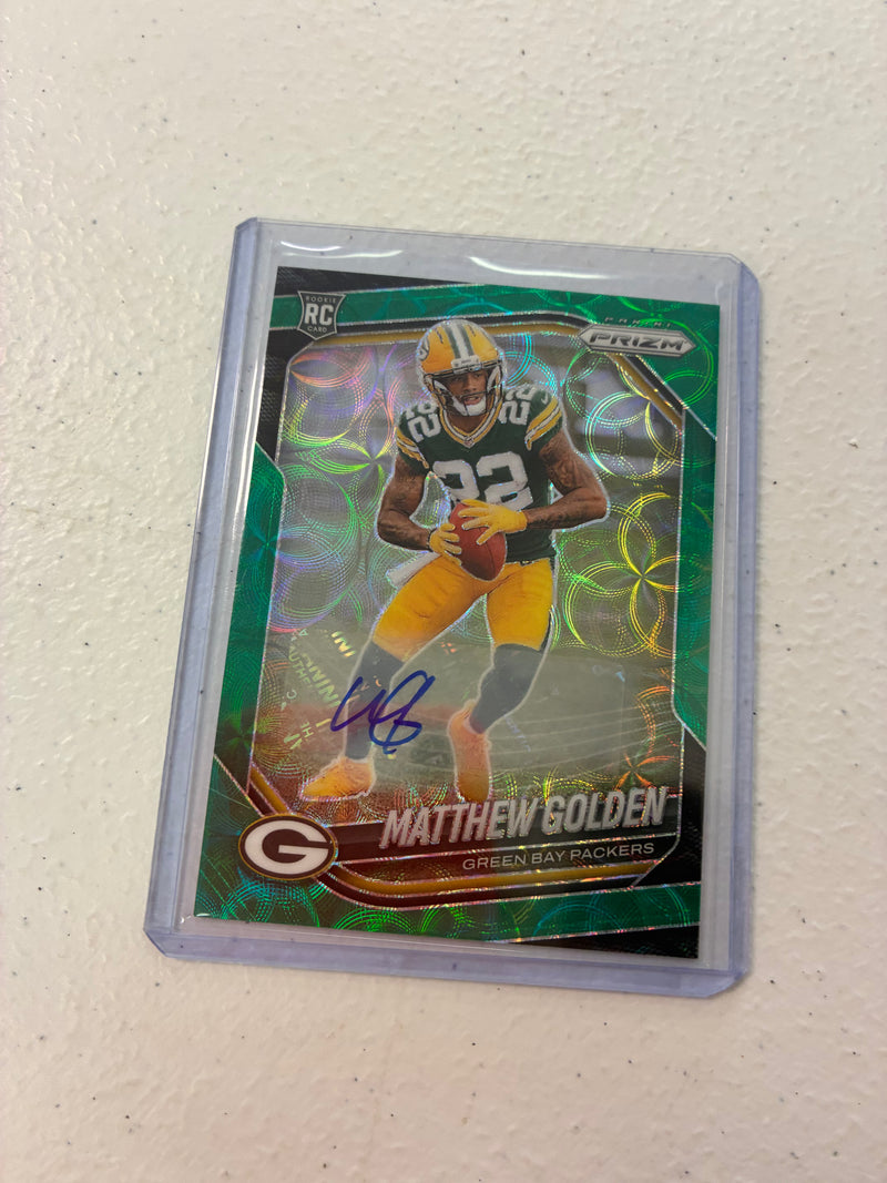 Matthew Golden Green Scope Auto RC /75 2025 Prizm NM