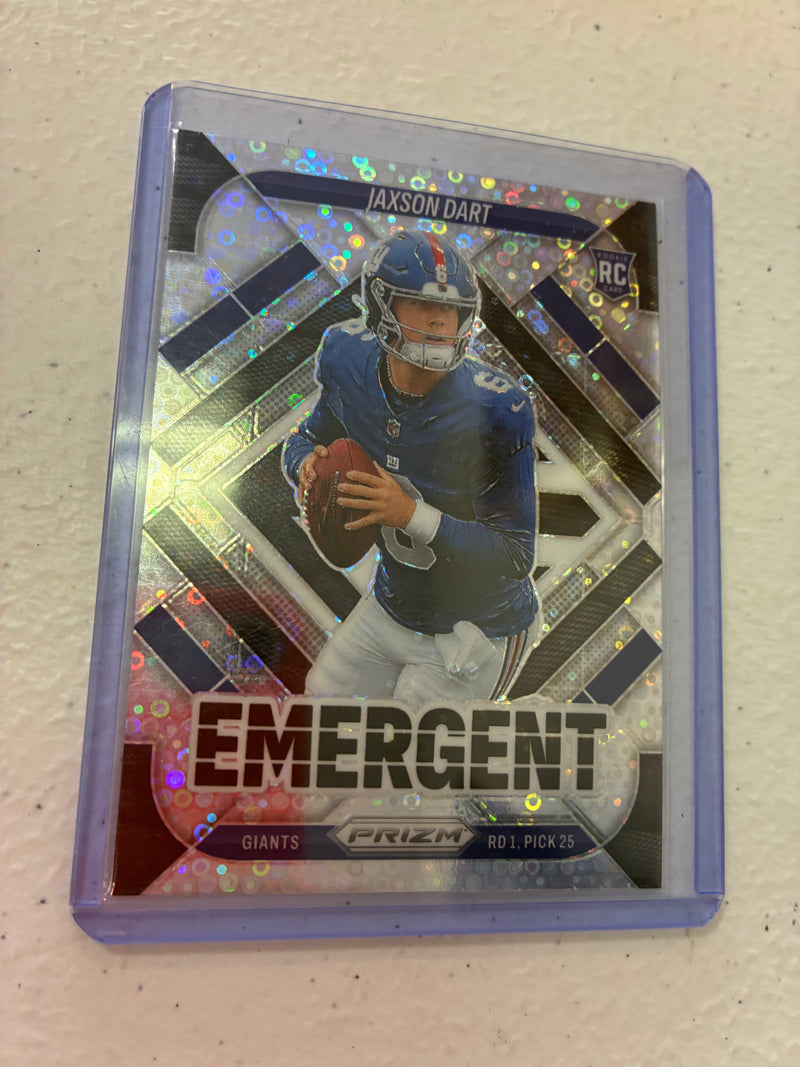Jaxson Dart Emergent Disco Prizm RC 2025 Prizm NM
