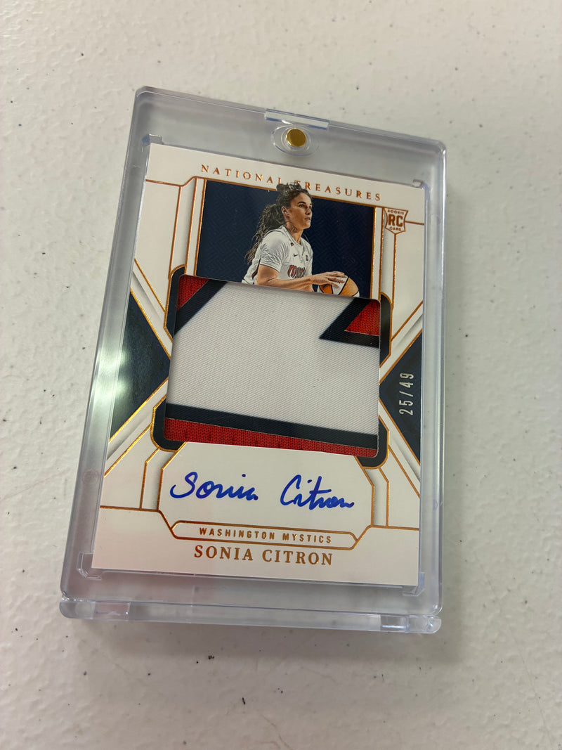 Sonia Citron National Treasures Bronze RC /49 2025 NT WNBA NM