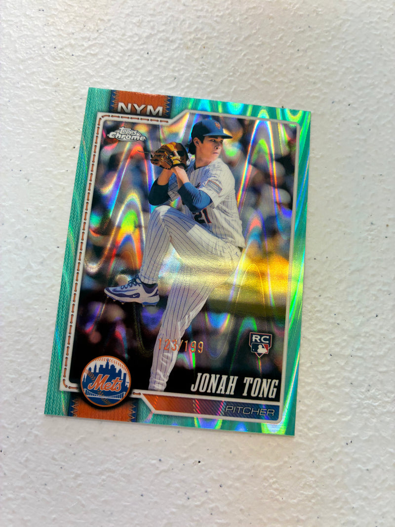 Jonah Tong RC Teal Wave /199 2026 Topps NM