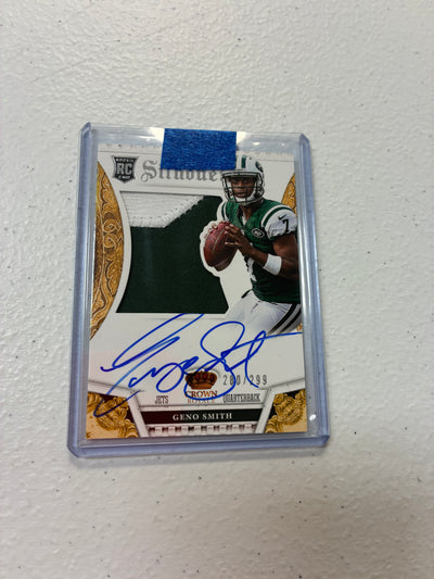 Geno Smith 2013 Panini Silhouette Crown Royale On-Card RPA /299 NM