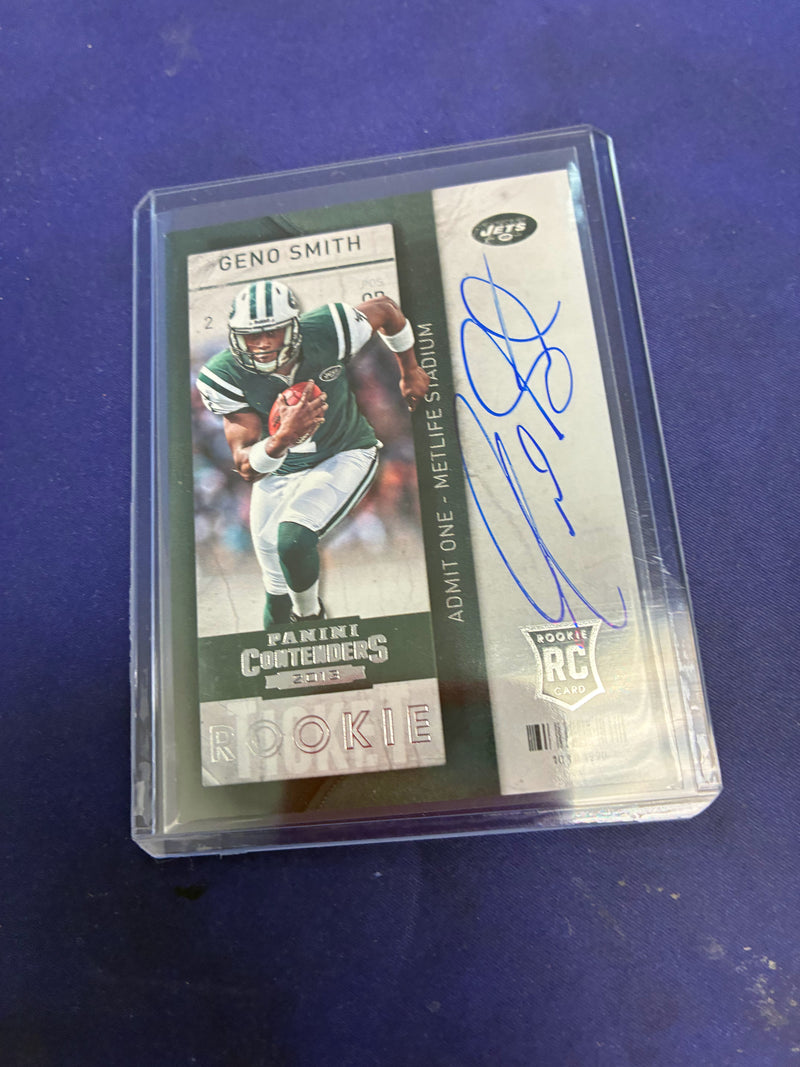 Geno Smith 2013 Contenders On Card Auto RC NM