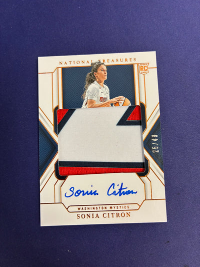 Sonia Citron Bronze RC RPA /49 2025 National Treasures WNBA 3-Color Patch