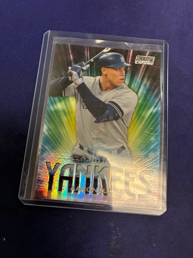 Aaron Judge Beam Team Refractor #BT-11 2020 Topps Stadium Club NM