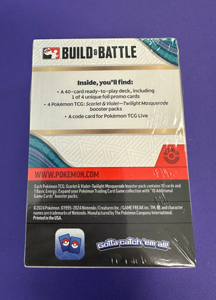 Twilight Masquerade Build & Battle (Deck + 4 Packs)
