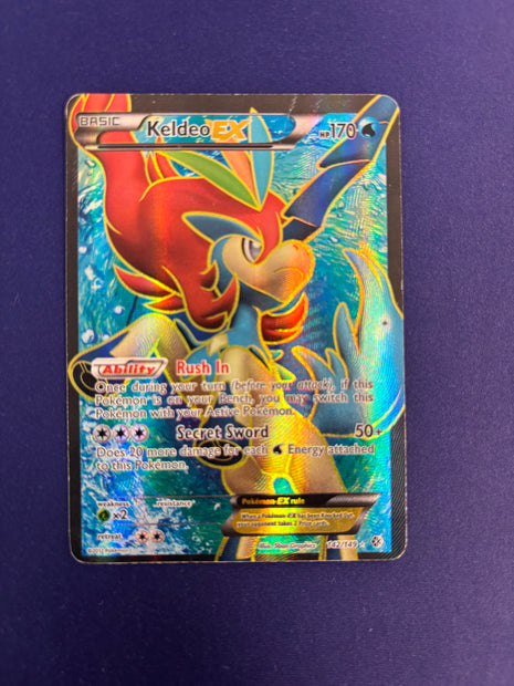Keldeo EX BCR 142 (Damaged)