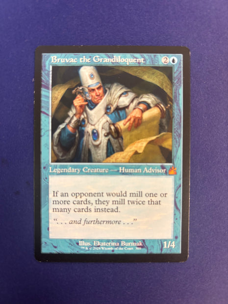 Bruvac the Grandiloquent RVR 309