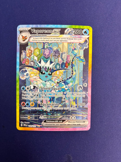 Vaporeon EX PRE 149
