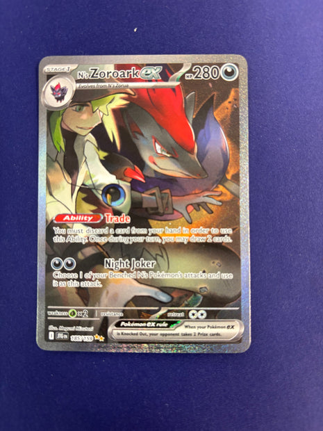 N's Zoroark EX JTG 185
