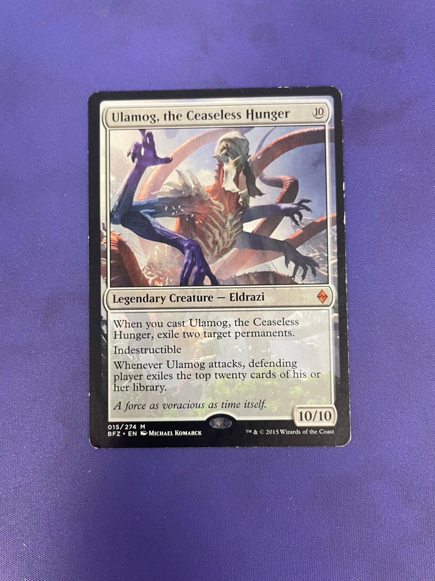 Ulamog, the Ceaseless Hunger BFZ 015/274