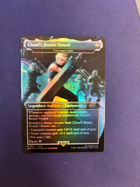 Cloud's Buster Sword Foil SLD 1865