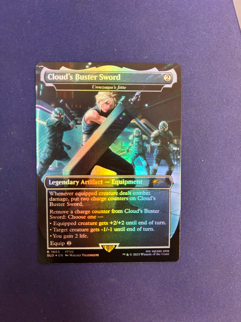Cloud's Buster Sword Foil SLD 1865