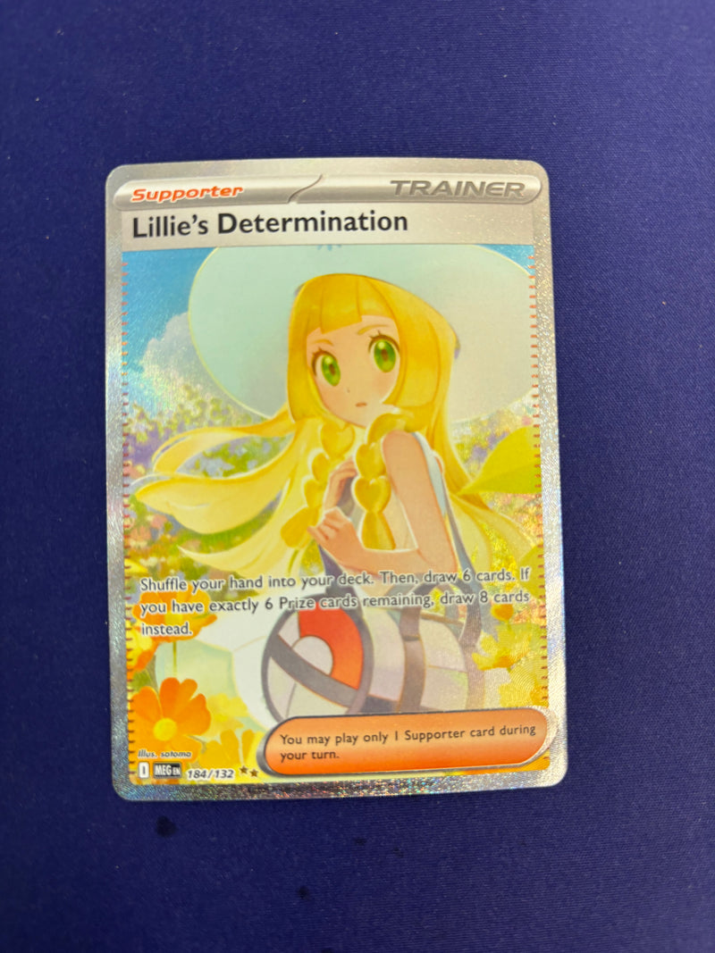 Lillie's Determination 184/132 - Mega Evolution (MEG) NM