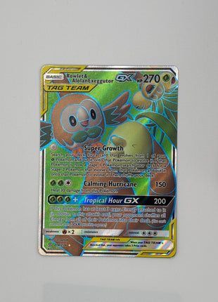 Rowlet & Alolan Exeggutor Gx Foil 214/236