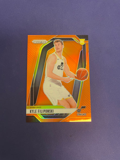 Kyle Filipowski Orange Prizm /49 RC 2024-25 Prizm
