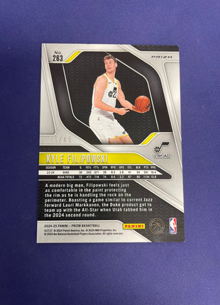 Kyle Filipowski Orange Prizm /49 RC 2024-25 Prizm