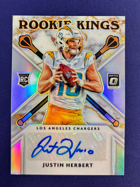 Justin Herbert Auto Rookie Kings /35 2020 Optic