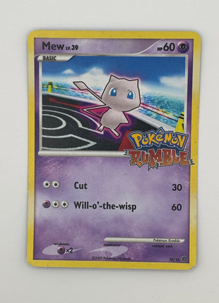 Mew 10/16 Pokemon Rumble Promo DMG
