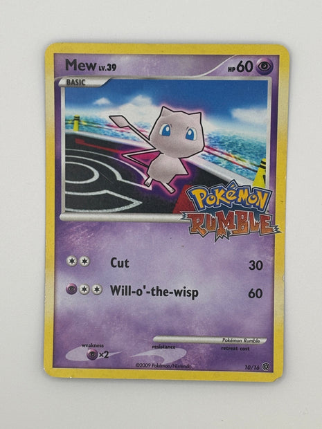 Mew 10/16 Pokemon Rumble Promo DMG