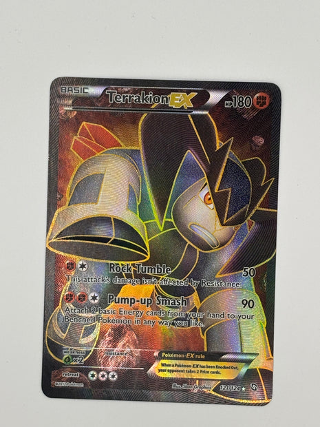 Terrakion EX Holo 121/124 LP Dragons Exaled